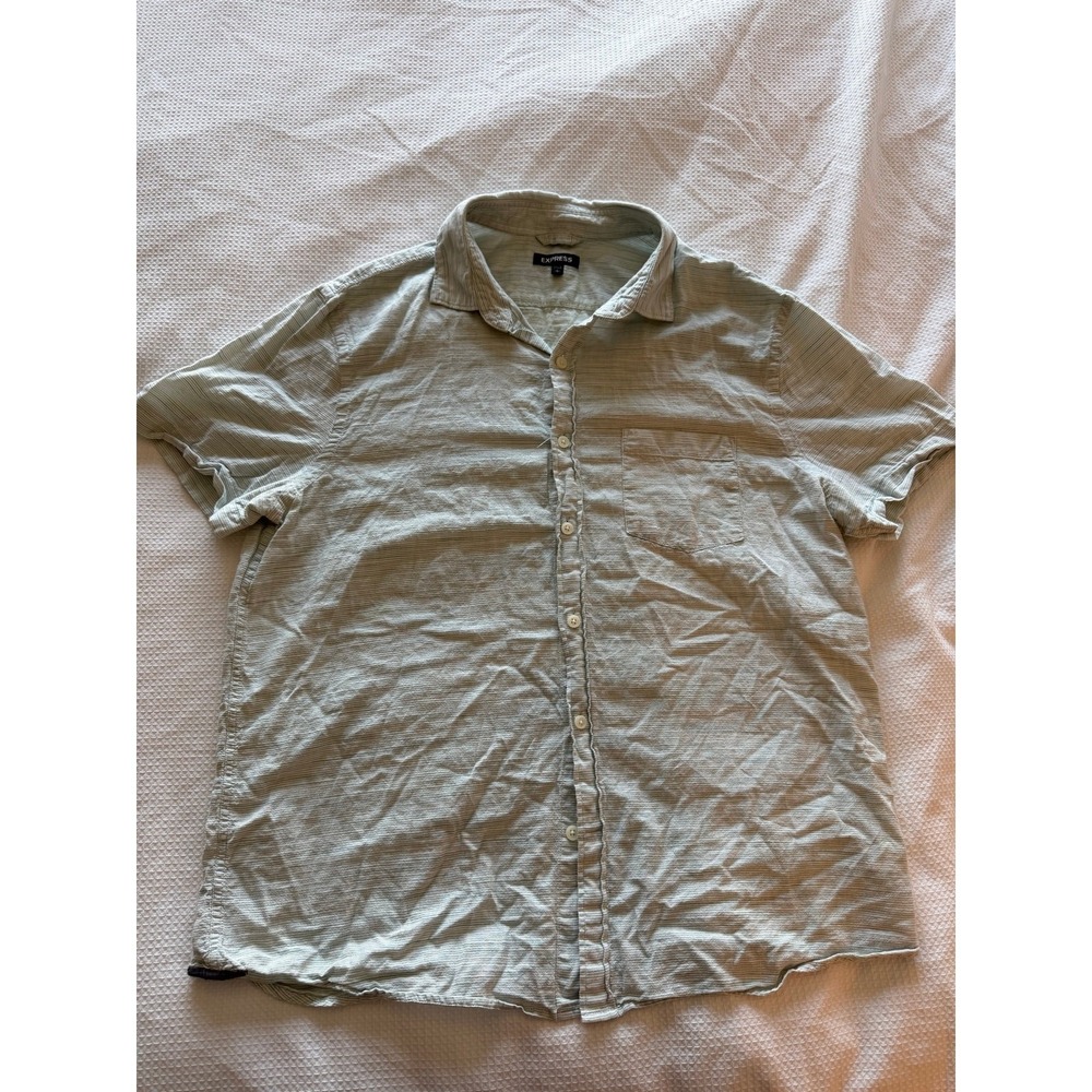 Express Button Up Shirt‎ Men's Size Large